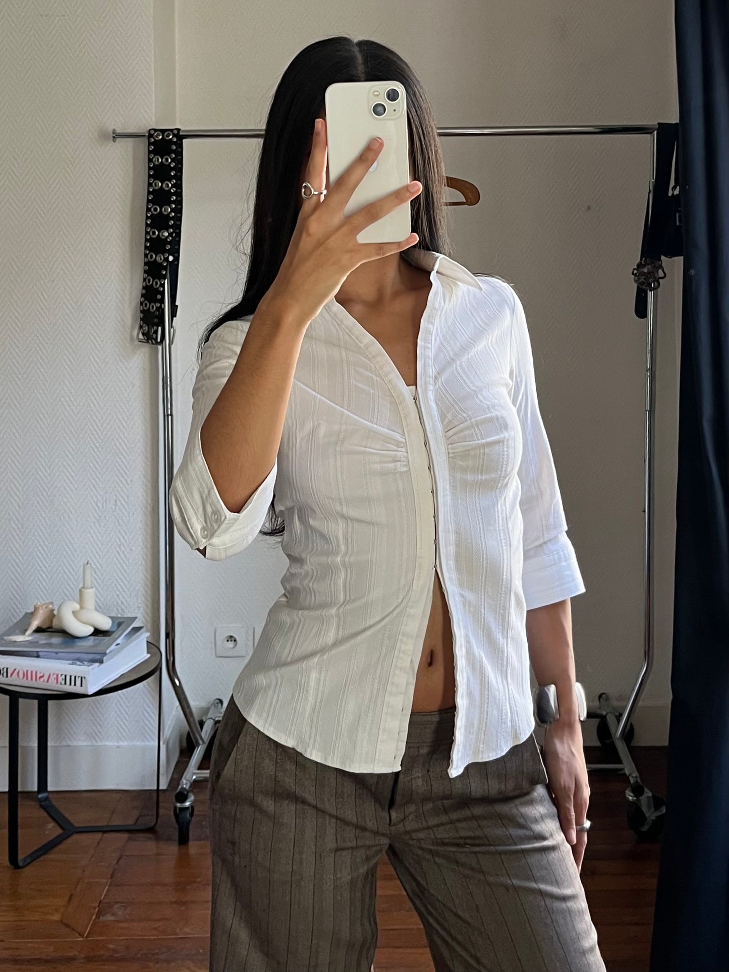 Vintage white office shirt