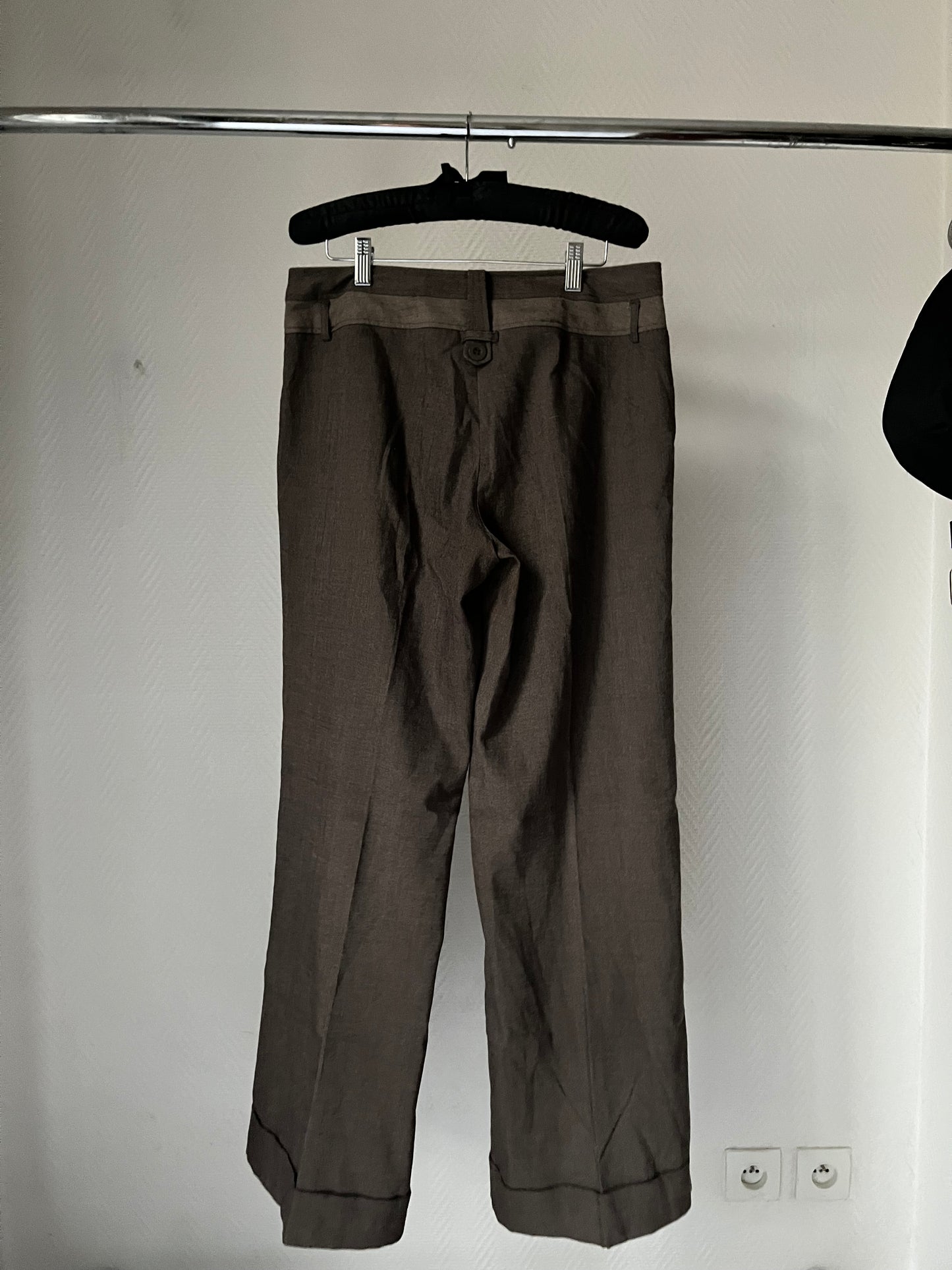 Vintage large tweed pants