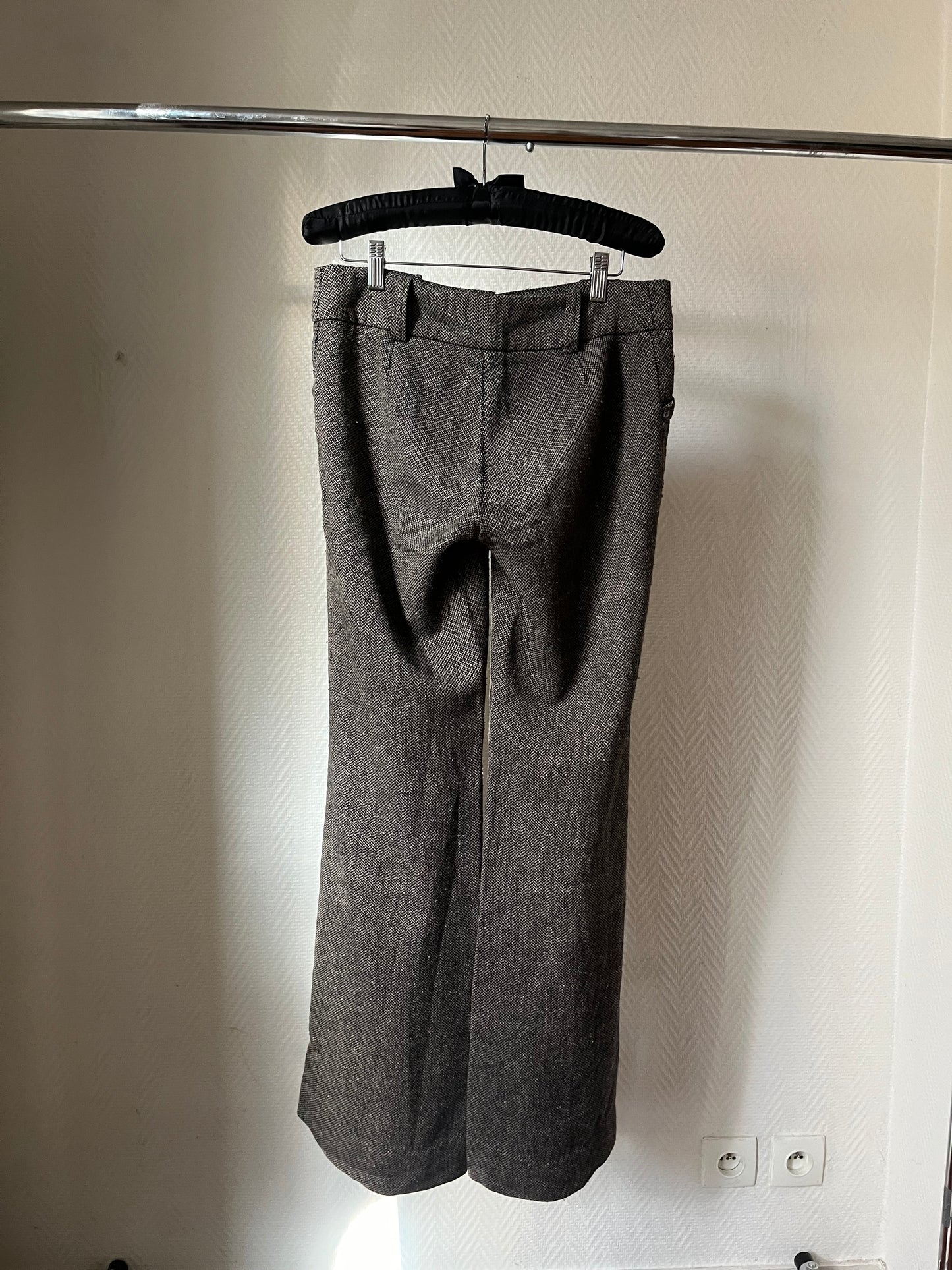 Vintage grey tweed pants