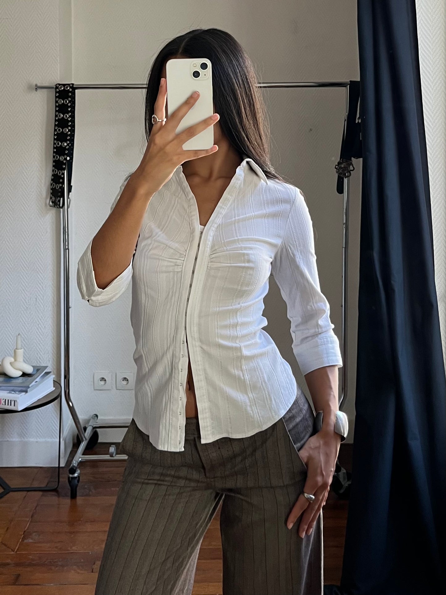 Vintage white office shirt